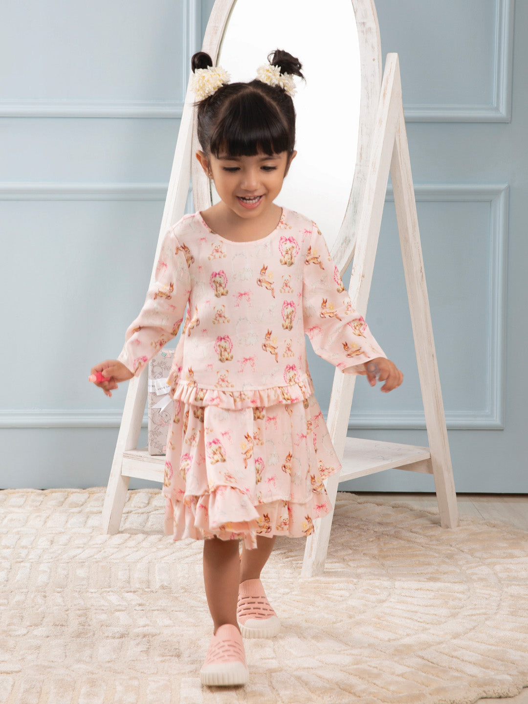 Hobby horse -Girls printed Co-ord Set