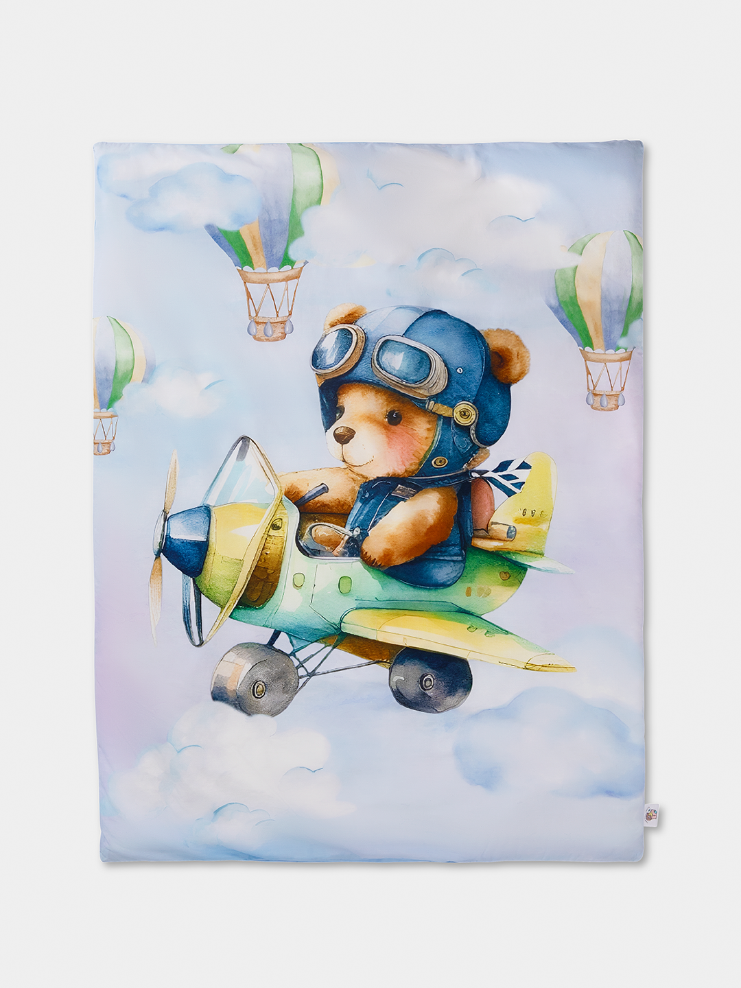 AC DUVET/COMFORTER & BEDSHEET PILLOW SET: TEDDY'S DREAM FLY