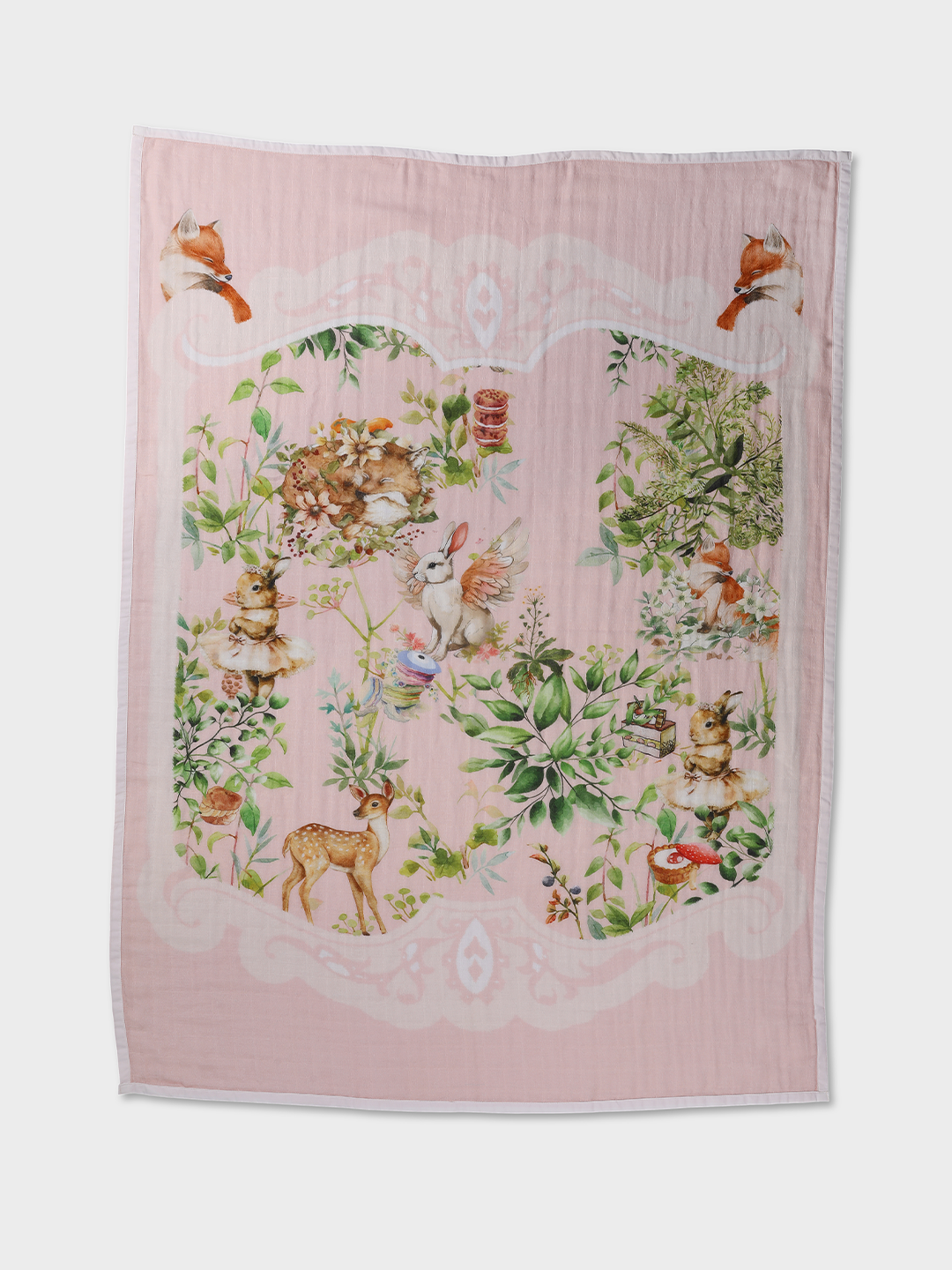 SWADDLE SET OF 2 (Bambi & Blush Bunny)