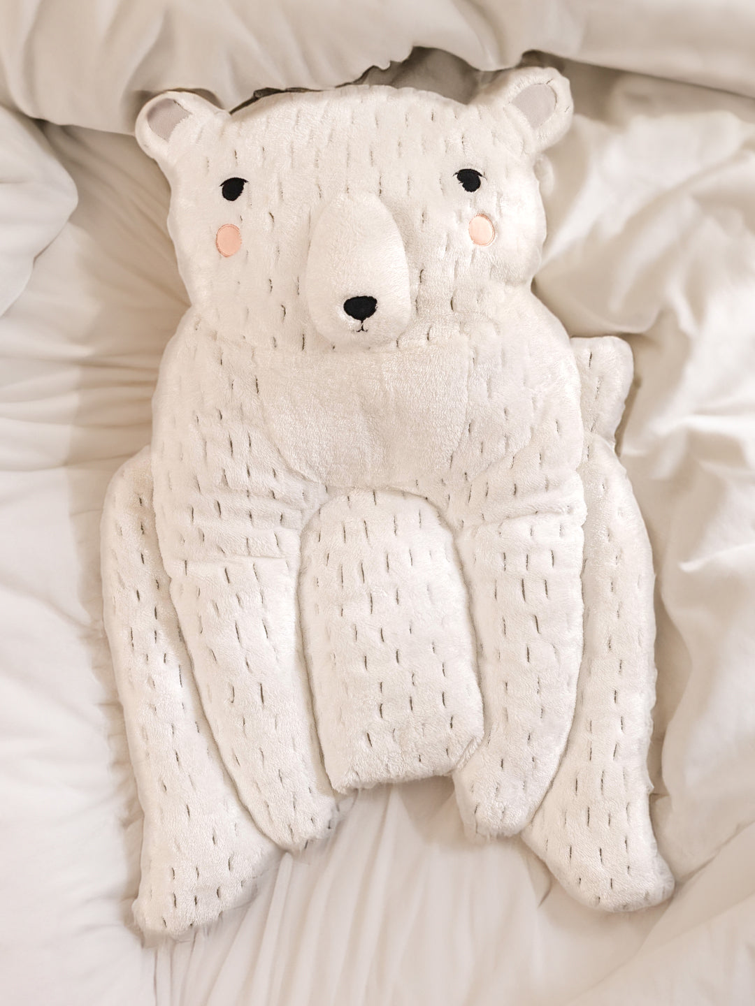 Polar Bear Baby Pillow - Nap Mat