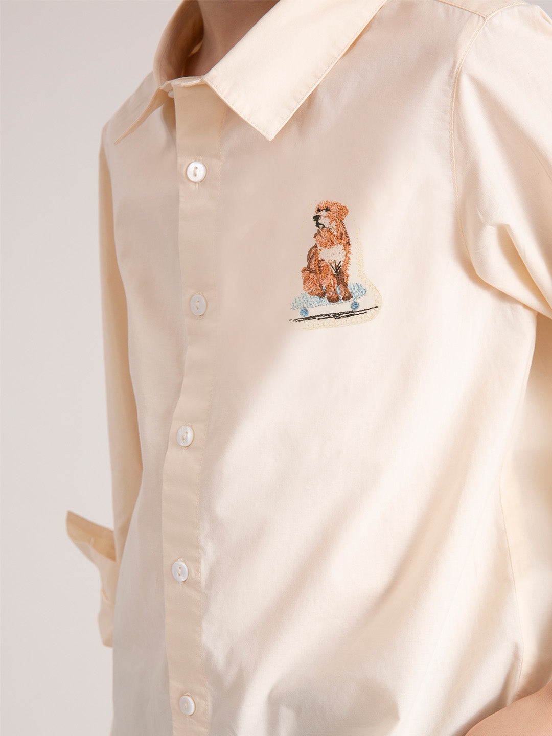 Boy Poodle Boy Shirt Collared - Labrador