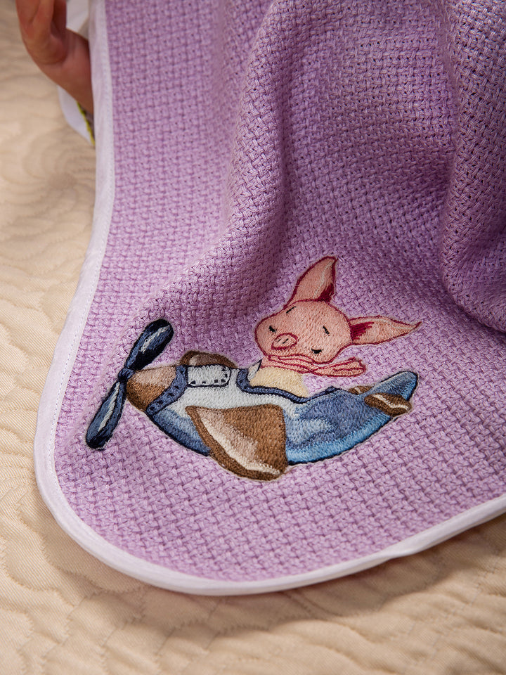 Lino Cashmere Silk Blanket - Pig