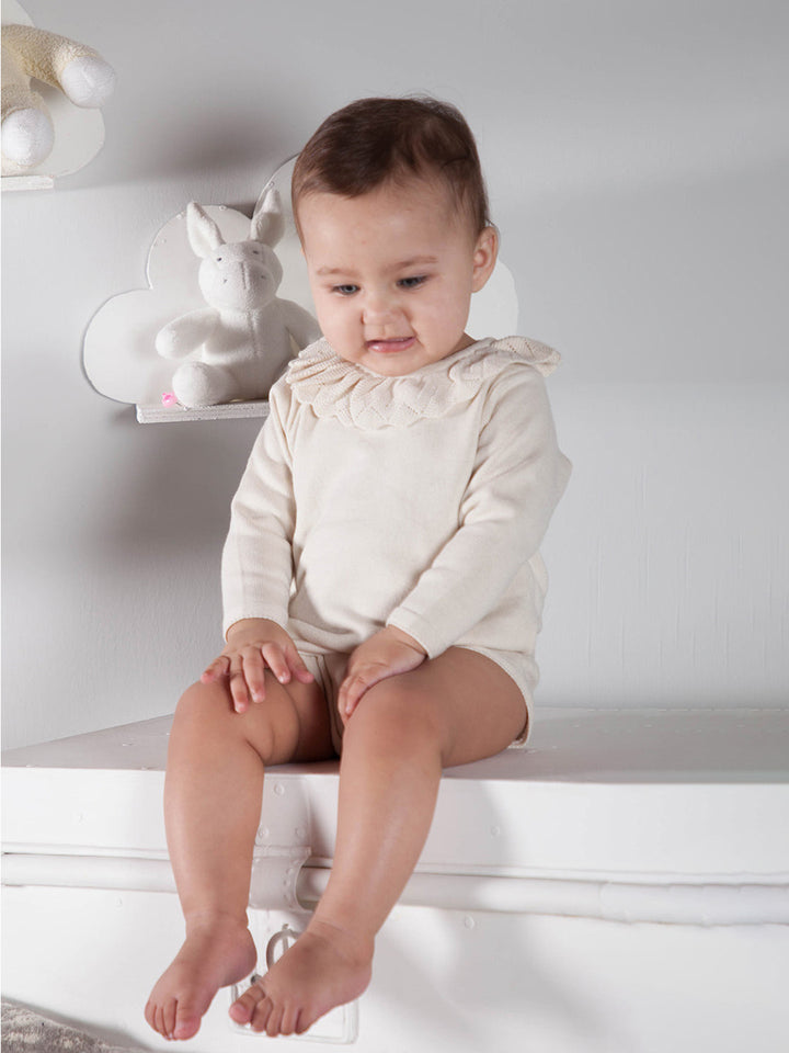 Ploma Baby Romper- Cream