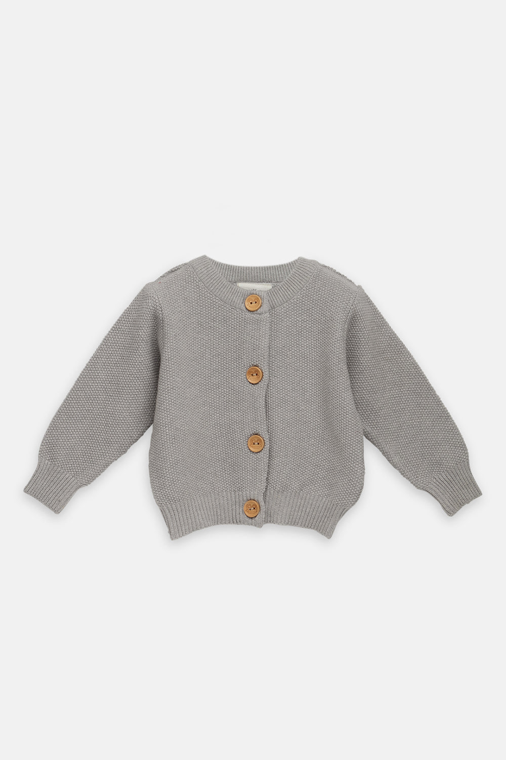 Knitted Cardigan- Grey