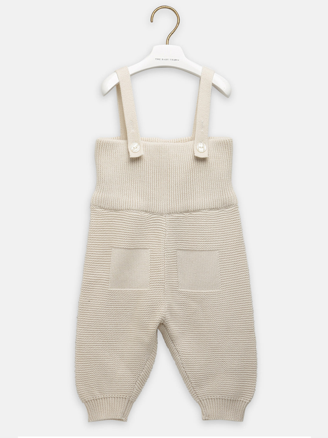 Jump & Play Knit Romper - ivory