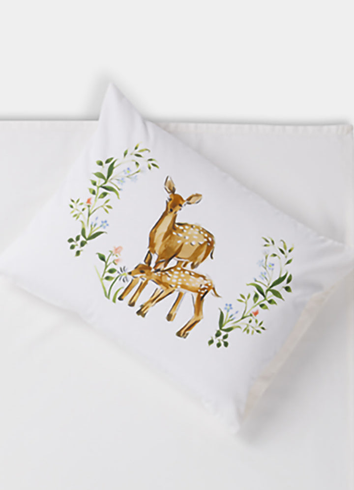 BEDSHEET PILLOW SET: ENCHANTED DEER