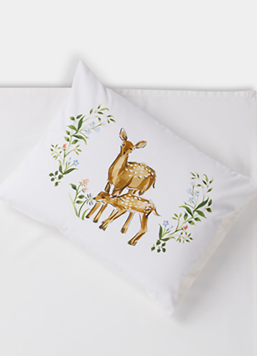 AC DUVET/COMFORTER & BEDSHEET PILLOW SET: ENCHANTED DEER